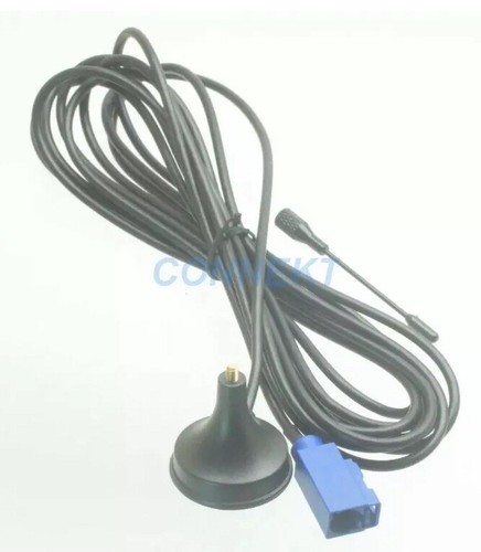 9cm Mini DAB Radio Fakra C Female Magnetic Vehicle Roof Antenna Aerial RG174 3M