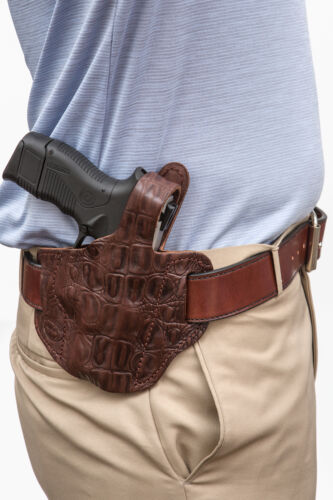 Details about   On Duty Conceal RH LH OWB Leather Gun Holster For Taurus PT140 G2 