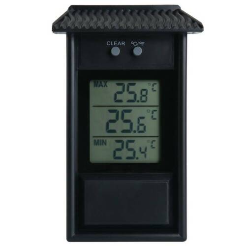 Outdoor~Waterproof Max Min Digital Thermometer Garden Greenhouse Conservatory 