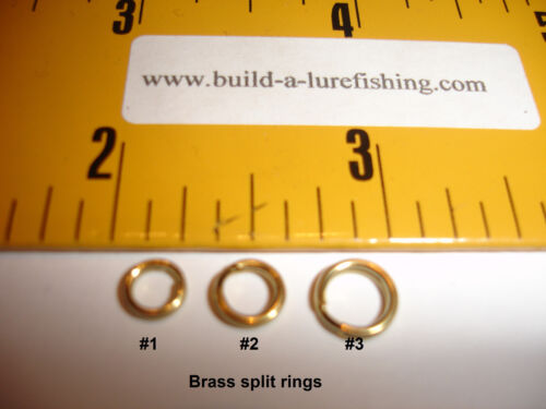 Stainless steel and brass  Lots of 25 Split rings