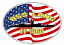 Sticker Military USN U S Navy USS LANG FF 1060 DE 1060 Oval Decal