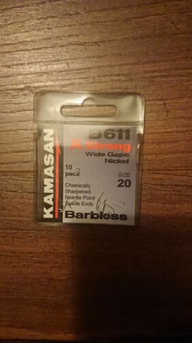Kamazan B611 X Strong Large Bec Nickel Taille 20 Pack de 10 sans ardillon