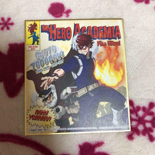 SHUEISHA My Hero Academia Shoto Todoroki 13cm Card mini shikishi Shonen Jump 47