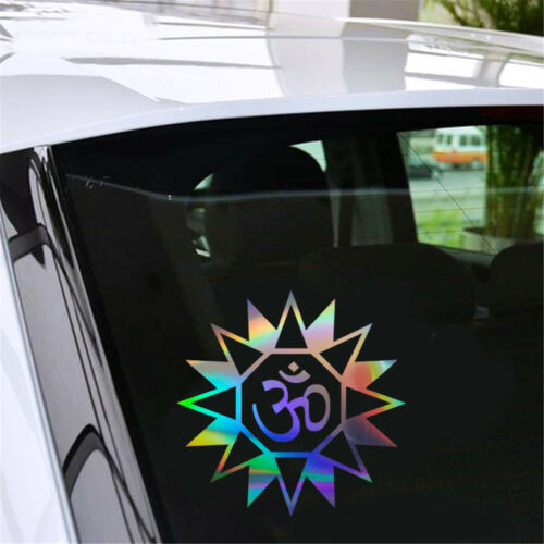 1x Om Decal Symbol Yoga Namaste Hindu Buddha Ganesh Home Wall Art Vinyl Sticker