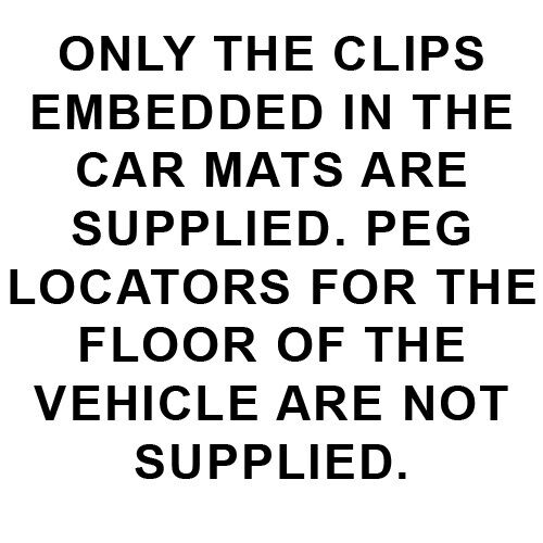 2005-2007 Tailored 4 Piece Car Mat Set 4 Clips For Volkswagen VW Passat B6
