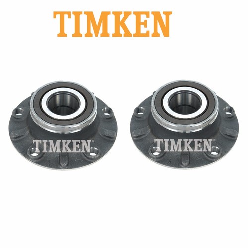 For BMW E38 Pair Set of 2 Front Wheel Bearings /& Hub Assemblies Timken HA592519