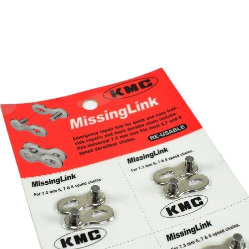 2 pairs KMC RE-USABLE Missing link 6//7//8 speed