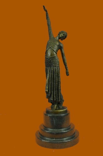 Bronze Sculpture ~ D.H.Chiparus~ Art Deco Egyptian Danc Statue Figurine Figure