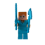 Lego Minecraft Figur Alex in Diamant Rüstung mit Waffen min070 aus 21154 NEU 