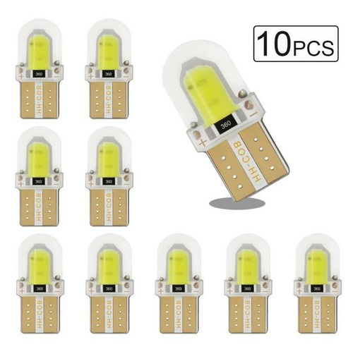 10X T10 501 W5W CAR SIDE LIGHT BULBS NUMBER PLATE INTERIOR WEDGE LED XENON HID