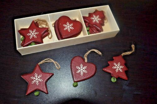reno Decoraciones de Navidad-Box Sets guirnaldas Banderines Santa Claus Árboles