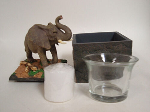 Elephant figurine candle holder  w//candle Westland new in box fast free shipping