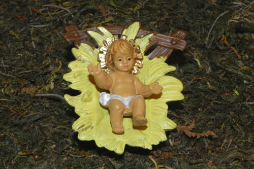 Christmas Baby Jesus Nativity Figurine Presepio Pesebre Figura Jesus 1-5//8/" L