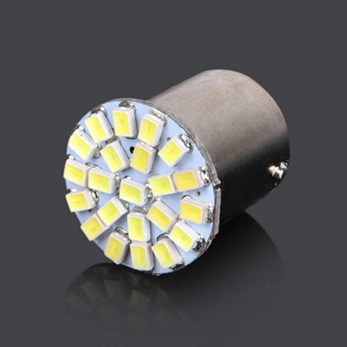 1206 LED White Reverse 24V Hot 4pcs Lamp Turn Car 22SMD 1156 BA15S Backup Light