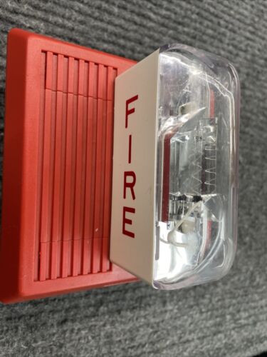 Details about  / Wheelock MT-24-LSM Fire Alarm Multi-tone Horn//Strobe Wall Red 15//75 Candela 24V