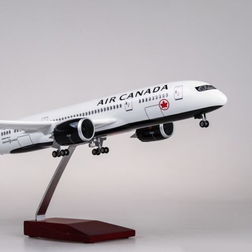 43CM 1:130 AIR CANADA BOEING 787 Passenger Airplane Landing gear Resin Model