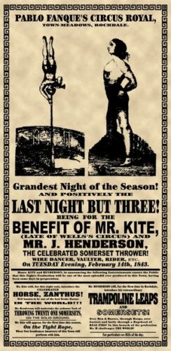 Beatles "Benefit Of Mr Kite" Sgt Pepper's Circus Poster 