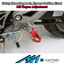 For Triumph Speed Four 02-05 06 Silver Passenger Rear Foot Pegs 39mm Extension