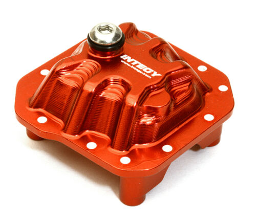 C27141RED Billet Machined Alloy Differential Cover for Axial 1//10 SCX10 II