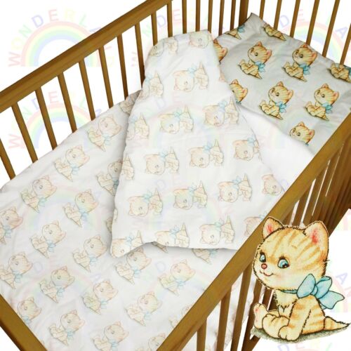 PILLOW CASE  60x40 35x25 BABY crib cot bed junior bed toddler bed BOY GIRL 