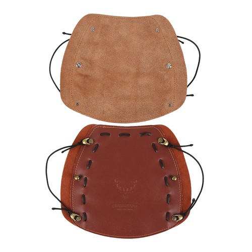 Bow Arrow Archery Cow Leather Arm Guard Armband 2 Straps Protective Gear RF4