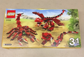 LEGO Creator 31032 Red Creatures NEW! 3-in-1 Dragon Snake Scorpion Animals