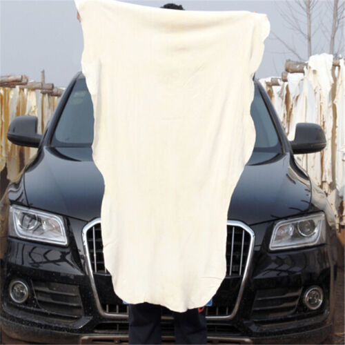 Natural Shammy Chamois Leather Car Cleaning Towels Drying Washing Cloth 60*90cmB
