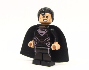 Custom LEGO - - - - BLACK SUPERMAN SDCC- - - - - - man of steel superheroes dc | eBay