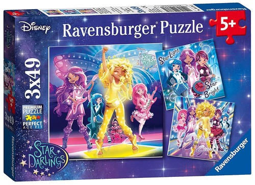 Ravensburger Disney Star Darlings Jigsaw Enfants Filles Puzzles 3x49 pièces