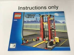 ONLY instructions books 1-3 Lego 3368 Space Center City NASA Port; no bricks