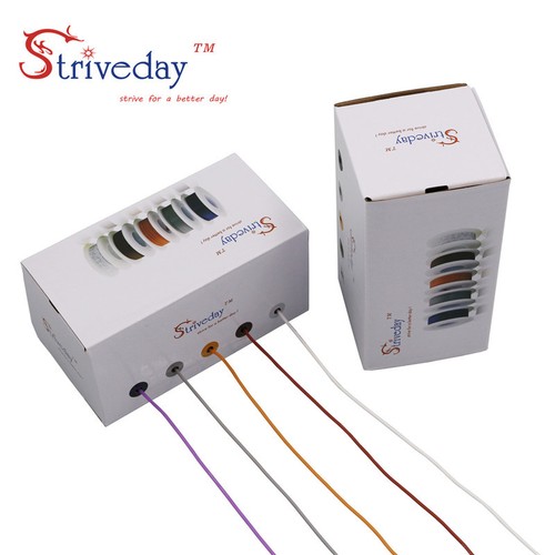 25 meters//box 18AWG 5 meters Each colors Flexible Silicone Tinned copper Wire