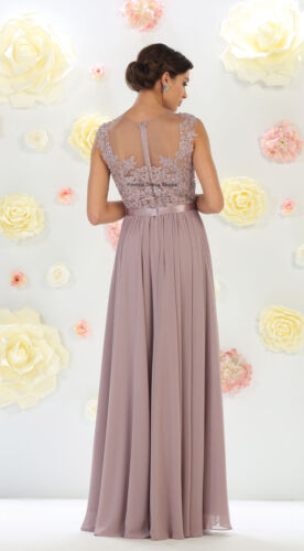 NEW SPECIAL OCCASION PROM DEMURE DRESS SIMPLE WEDDING EVENING FORMAL BRIDAL GOWN