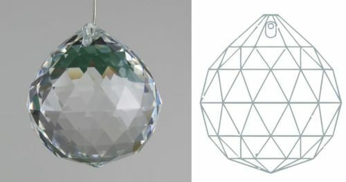 New Crystal Ball Prism Pendant Suncatcher 40mm