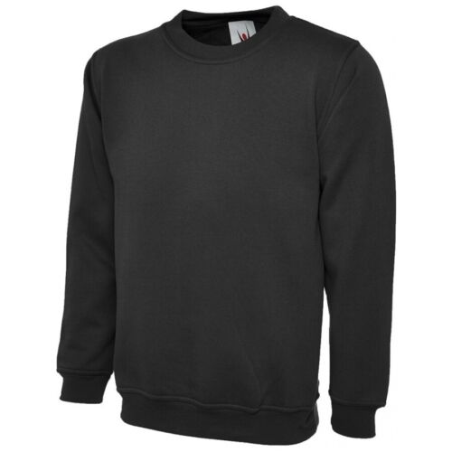 UC203 UNEEK-Classic Sweat-Shirt-Noir-Taille XL