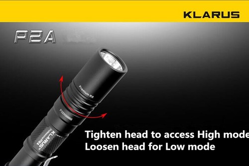 Klarus P2A LED Torch Tactical Light Cree XP-G 245 Lumens 2 AA Waterproof