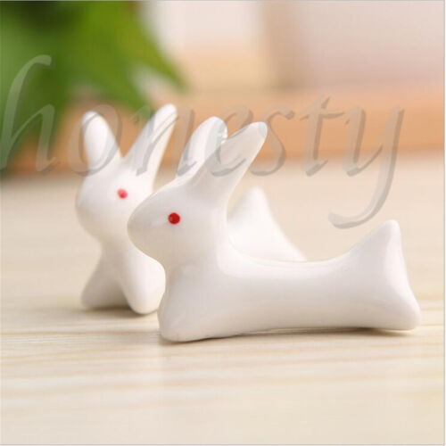 1pc Cute Ceramic Animals Chopsticks Stand Rest Rack Porcelain Spoon Fork Holder 