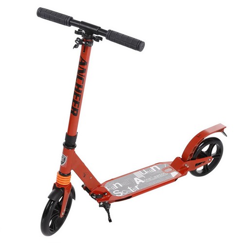 Adult Kick Scooter Sturdy Foldable T-Style 35-39/"Adjustable Aluminum Alloy