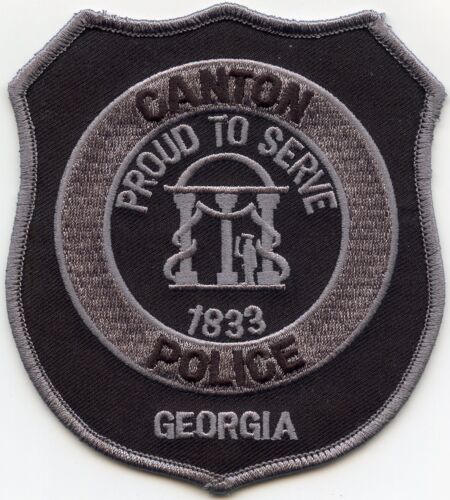 CANTON GEORGIA GA Proud To Serve SUBDUED POLICE PATCH 