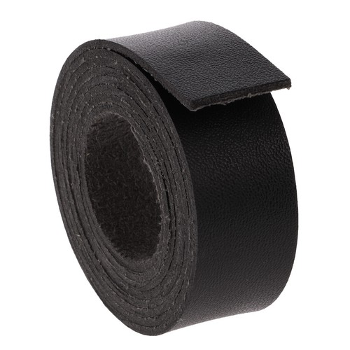 5x Schwarz Lederband Lederriemen flach Riemen 2 Lederstreifen Gürtelleder