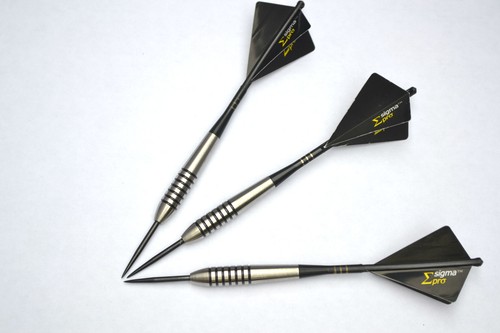 TUNGSTEN DARTS SET UNICORN SLIKSTIKS SIGMA PRO FLIGHTS 22g,24g,26g,28g