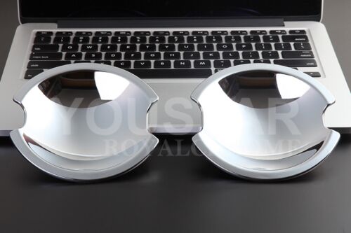 CHROME Door Handle Cup Inserts 2x for MINI Cooper S R50 R52 R53 R55 R56 R57