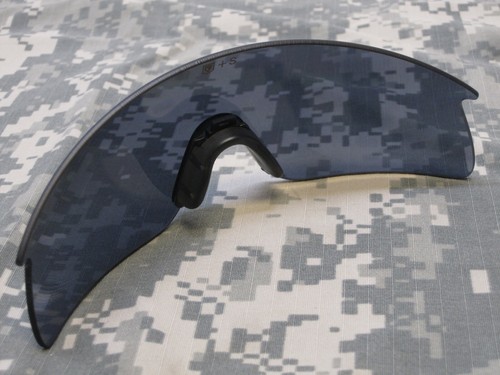 NEW MILITARY REVISION SAWFLY SMOKE DARK BLACK REPLACEMENT LENS w// NOSE PIECE