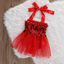 Christmas Toddler Kid Baby Girl Xmas Santa Party Tutu Dress Outfits Clothes US