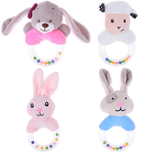 1 stück baby rassel spielzeug kaninchen plüsch baby cartoon bett pädagogische ee