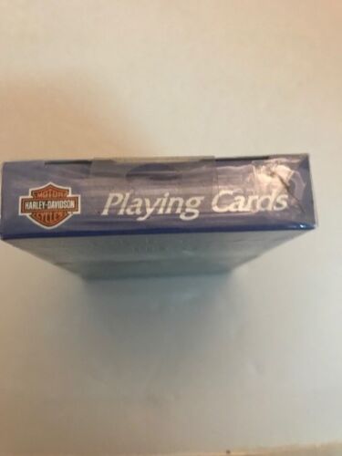 Harley Davidson Playing Cards Sealed New Old Stock Poker Size US Playing Co 