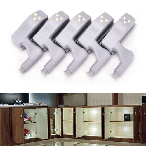 5//10X Nachtlichter innere Scharnier LED SensorLicht für Küche Schrank Schrank