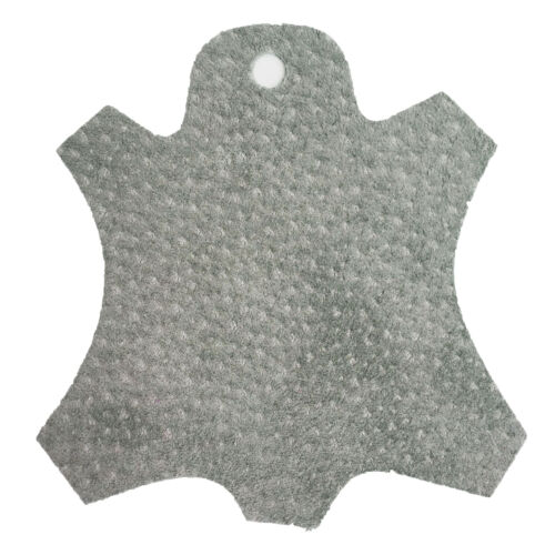 Light Grey Premium Garment Grade Pig Suede Leather Hide 0.5mm Avg 7-9 sqft 