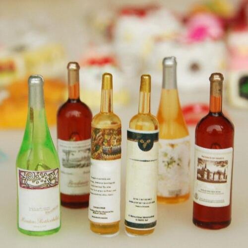 1:12 Mini Wine 6 bottles Small and exquisite SALE