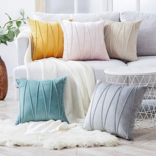 45x45cm Throw Pillow Case Waist Cushion Cover Home Chair Decor Square Pillowcase 