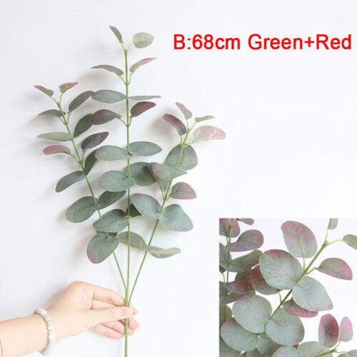 68cm Artificial Eucalyptus Fake Money Leaves Green Plant Leaf Flowers Home DecLD